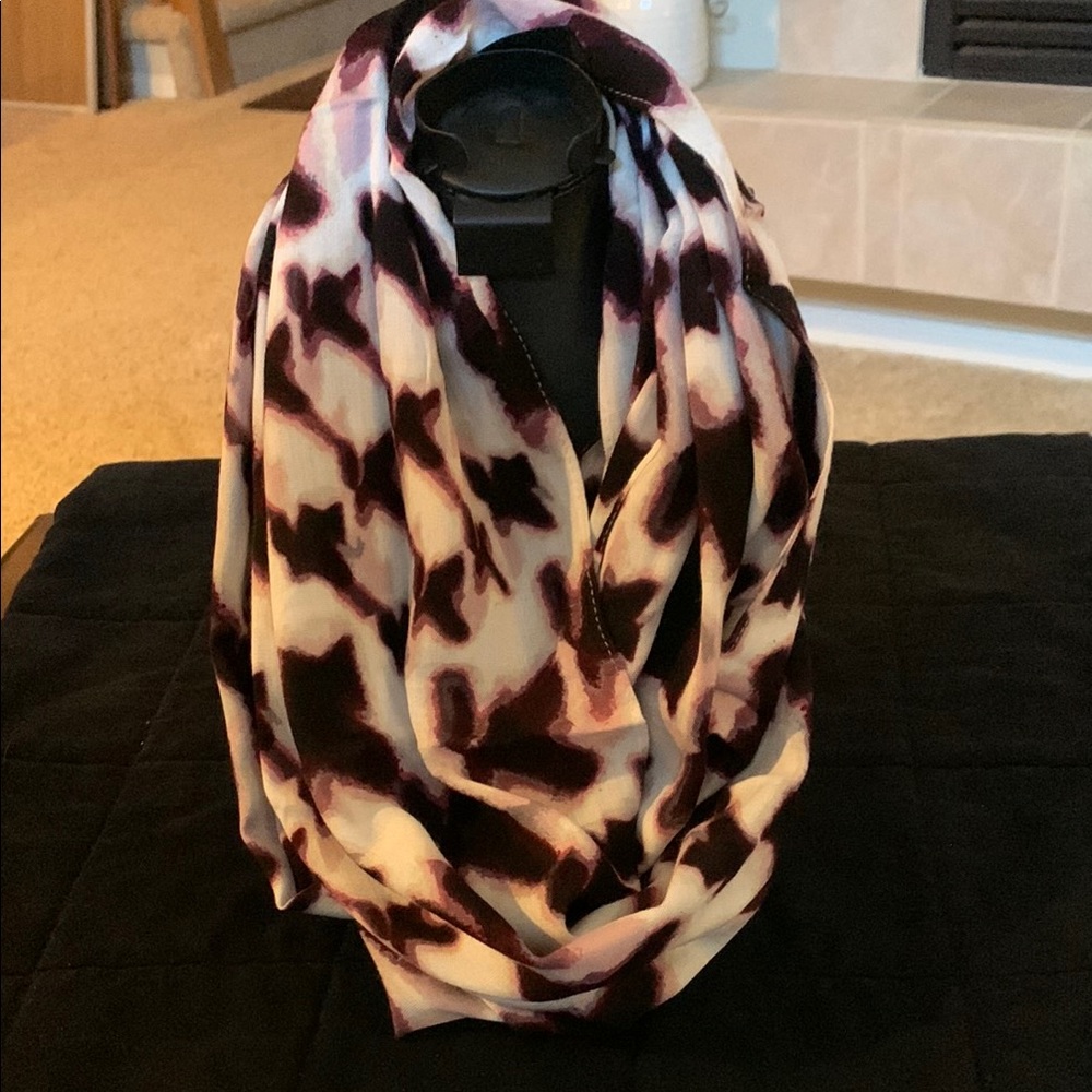 White House Black Market Floral Infinity Scarf